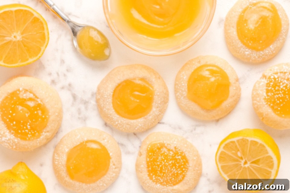 Lemon Thumbprint Cookies recipe