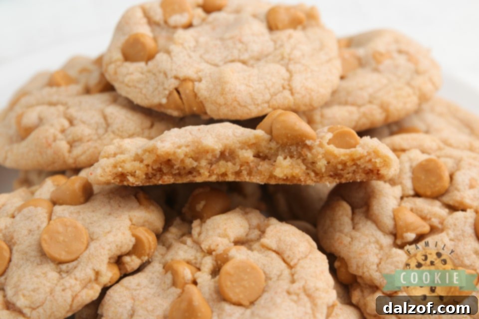 Easy Butterscotch Cookies made with a sugar cookie mix and butterscotch pudding. Only 5 ingredients needed for these delicious cookies that are soft, chewy and packed with tons of butterscotch flavor!