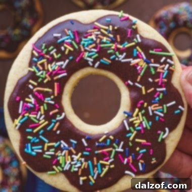 Chocolate Glazed Donut Cookies