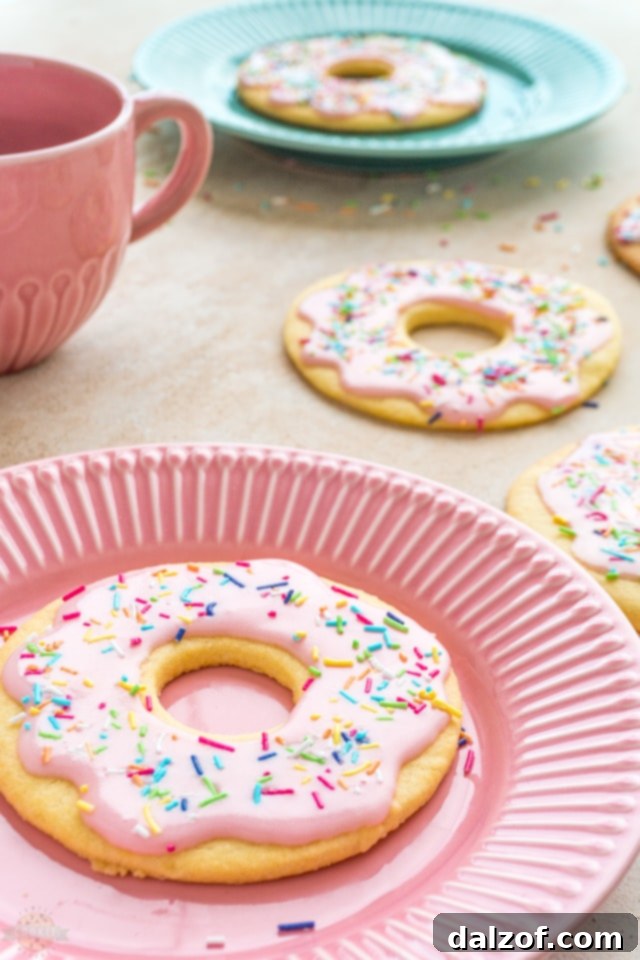 How to Make Pink Donut Cookies - Ingredients for Pink Glaze