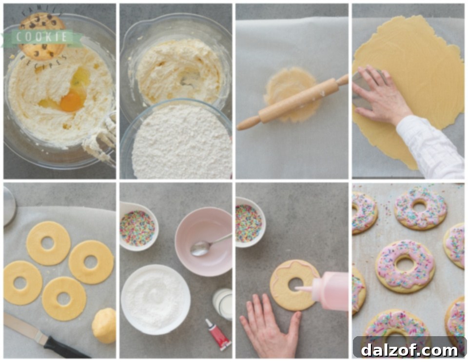 Step-by-Step Guide to Making Pink Donut Cookies