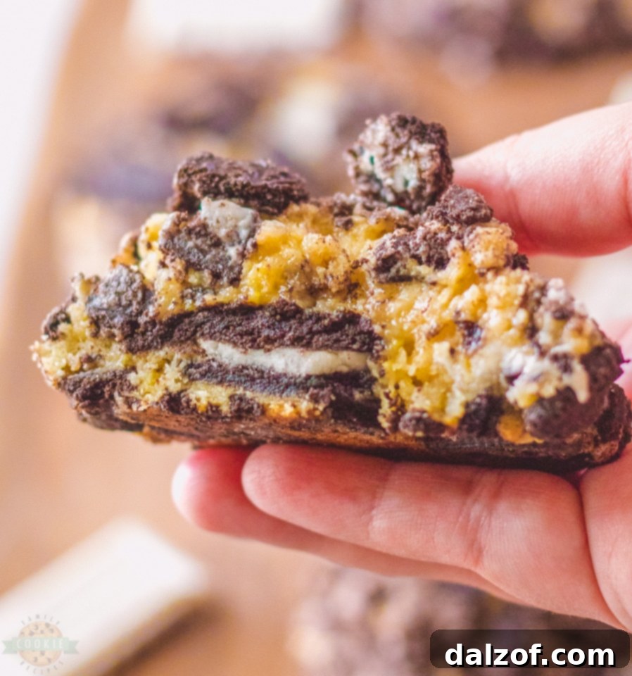 Oreo Stuffed Cookies