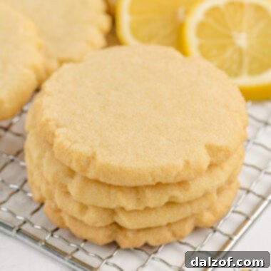 A plate of Lemon Pudding Sugar Cookies