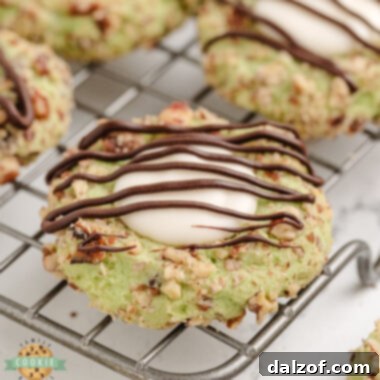 Pistachio Thumbprint Cookies