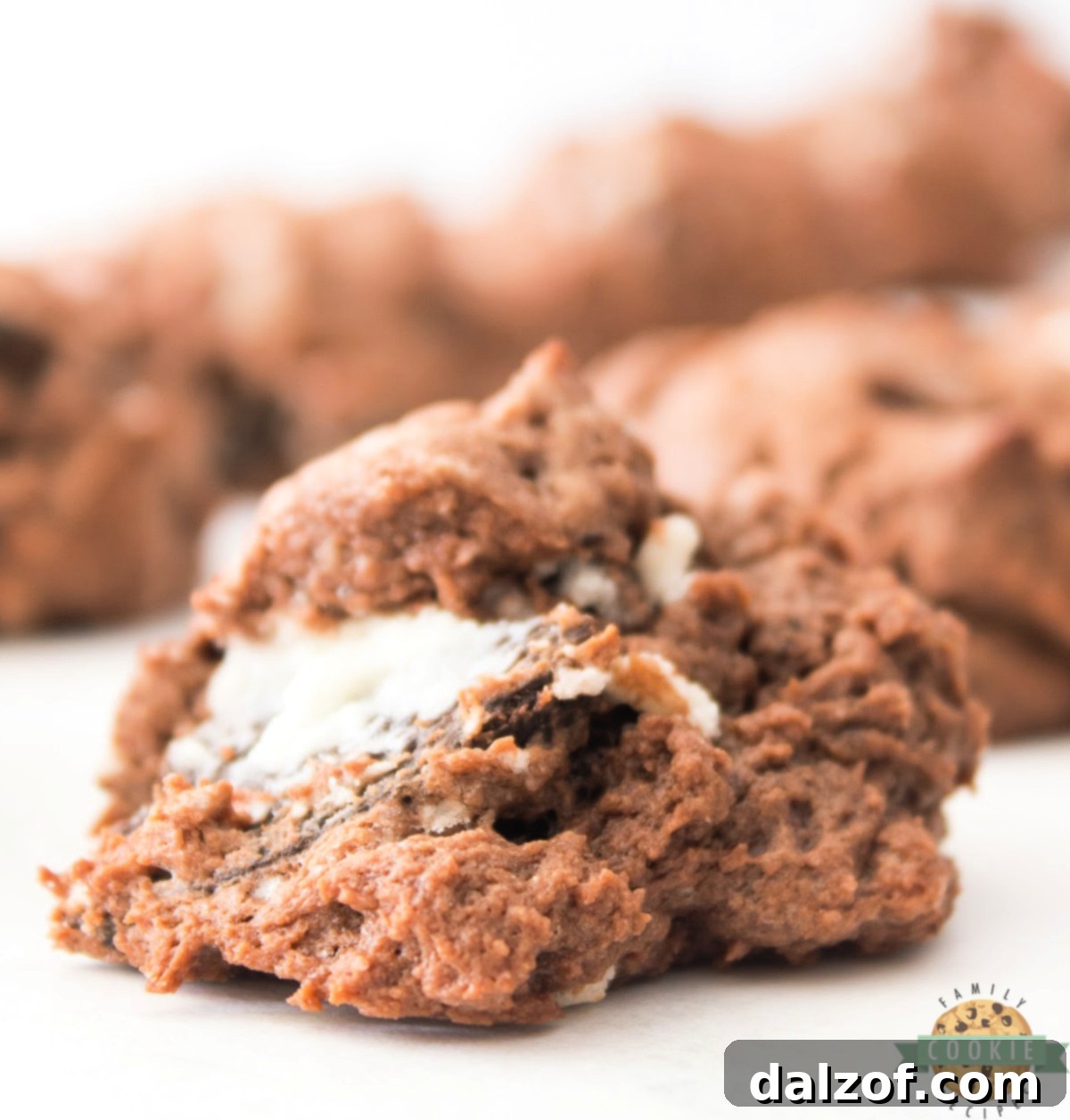 Irresistibly rich and chewy Chocolate Oreo Cheesecake Cookies, featuring deep cocoa flavor, creamy cheesecake notes, and crunchy Oreo pieces—a chocolate lover's dream dessert!