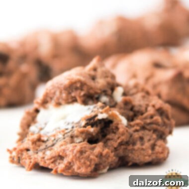 Chocolate Oreo Cheesecake Cookies