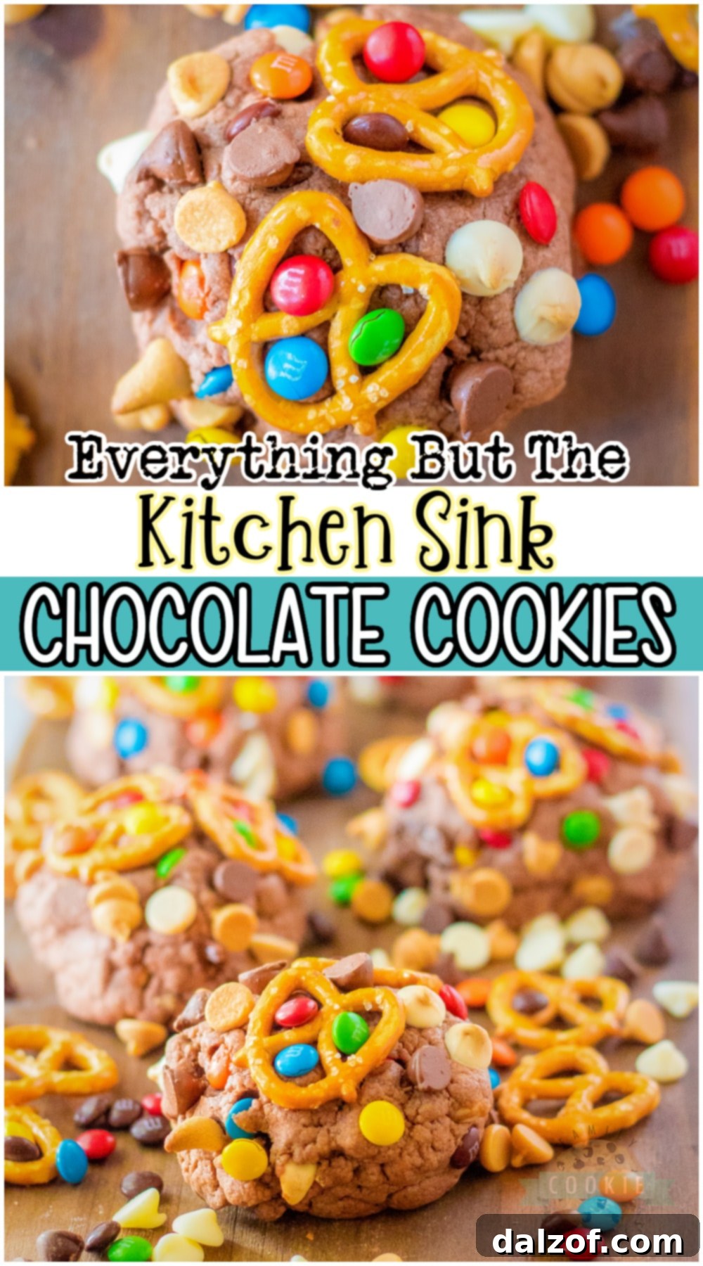 Chocolate Everything But the Kitchen Sink Cookies