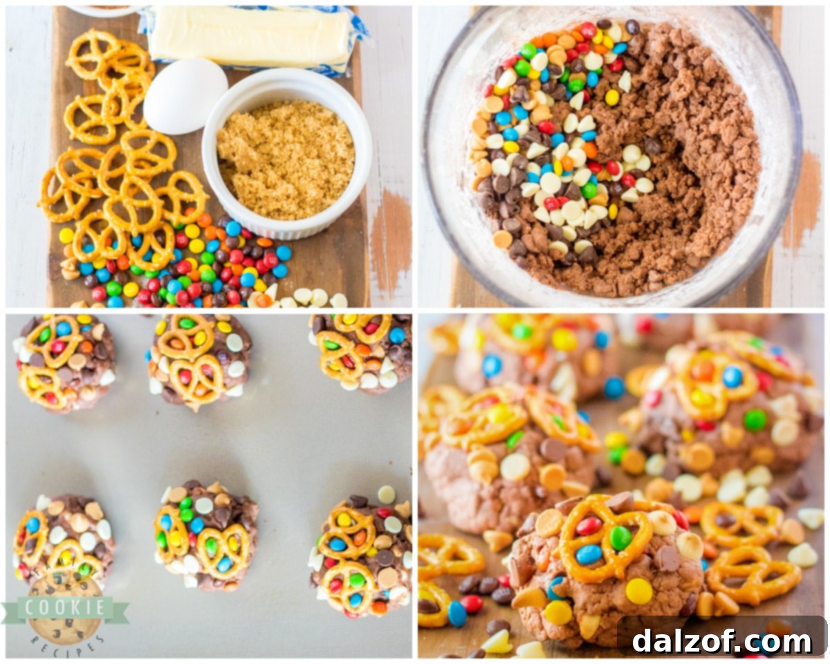 Mixing cookie dough in a bowl