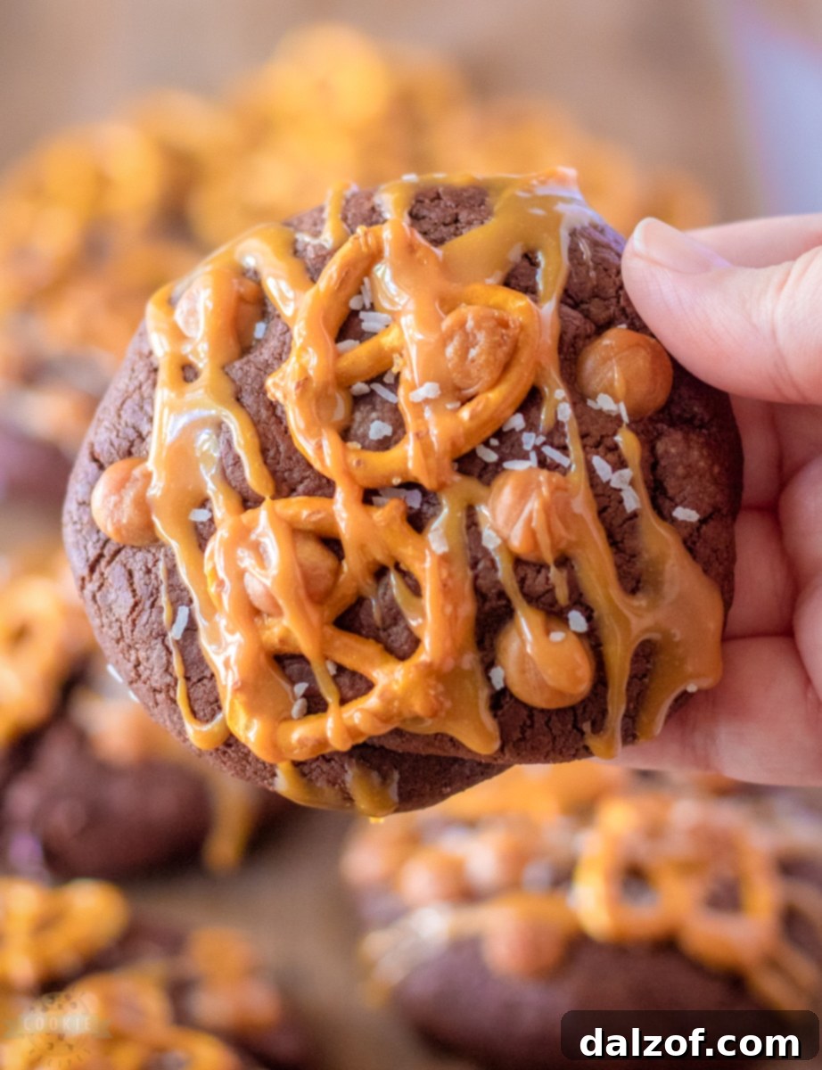 Ingredients for Salted Caramel Brownie Cookies laid out on a table