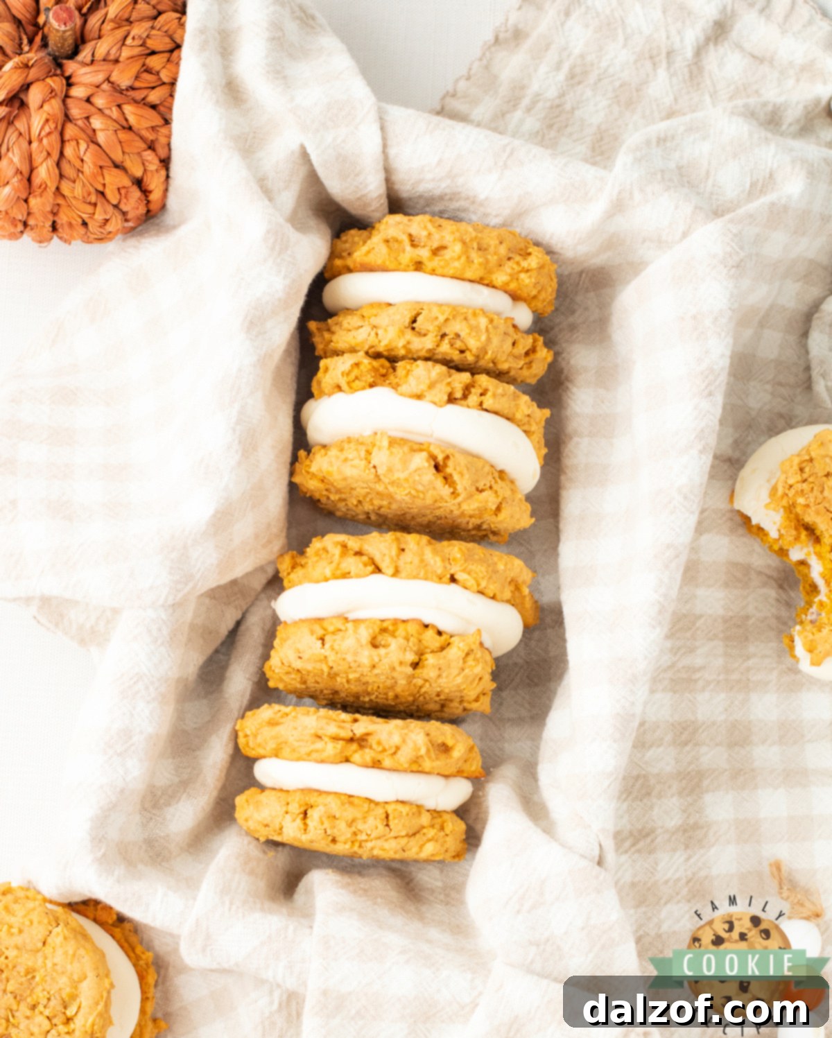 Pumpkin Oatmeal Cream Pies.