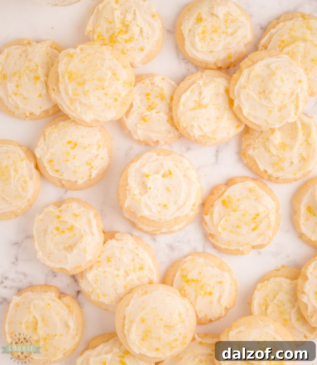 Mini sugar cookie bites, perfectly frosted and ready to enjoy