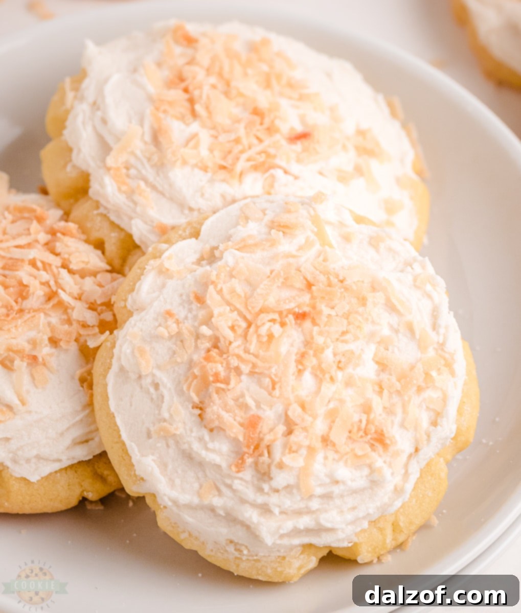 Close-up of baked coconut oil sugar cookies