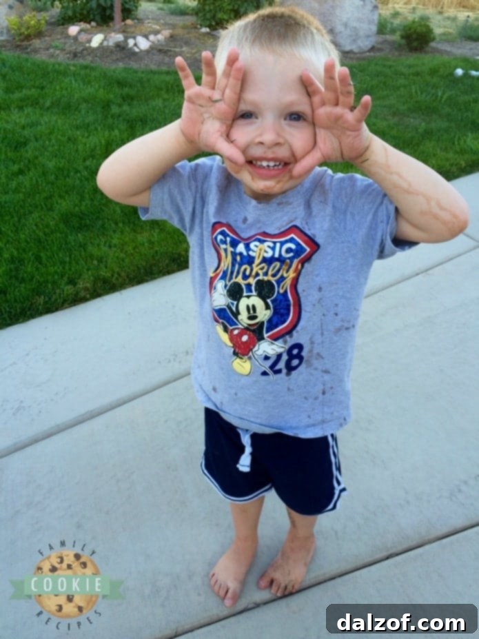 Image of a child with a popsicle