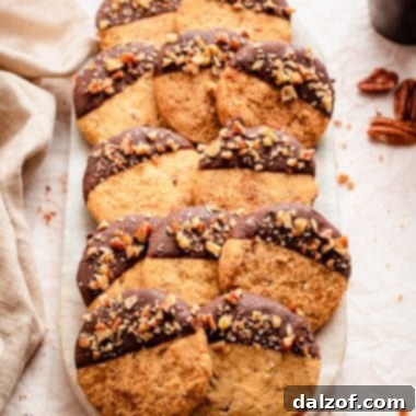 Delicious Pecan Sandies cookies