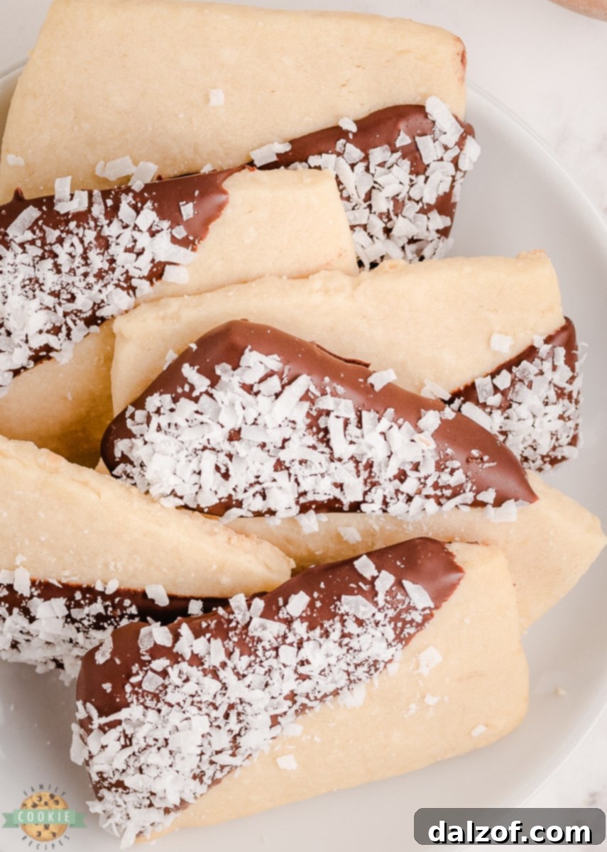 coconut shortbread cookies
