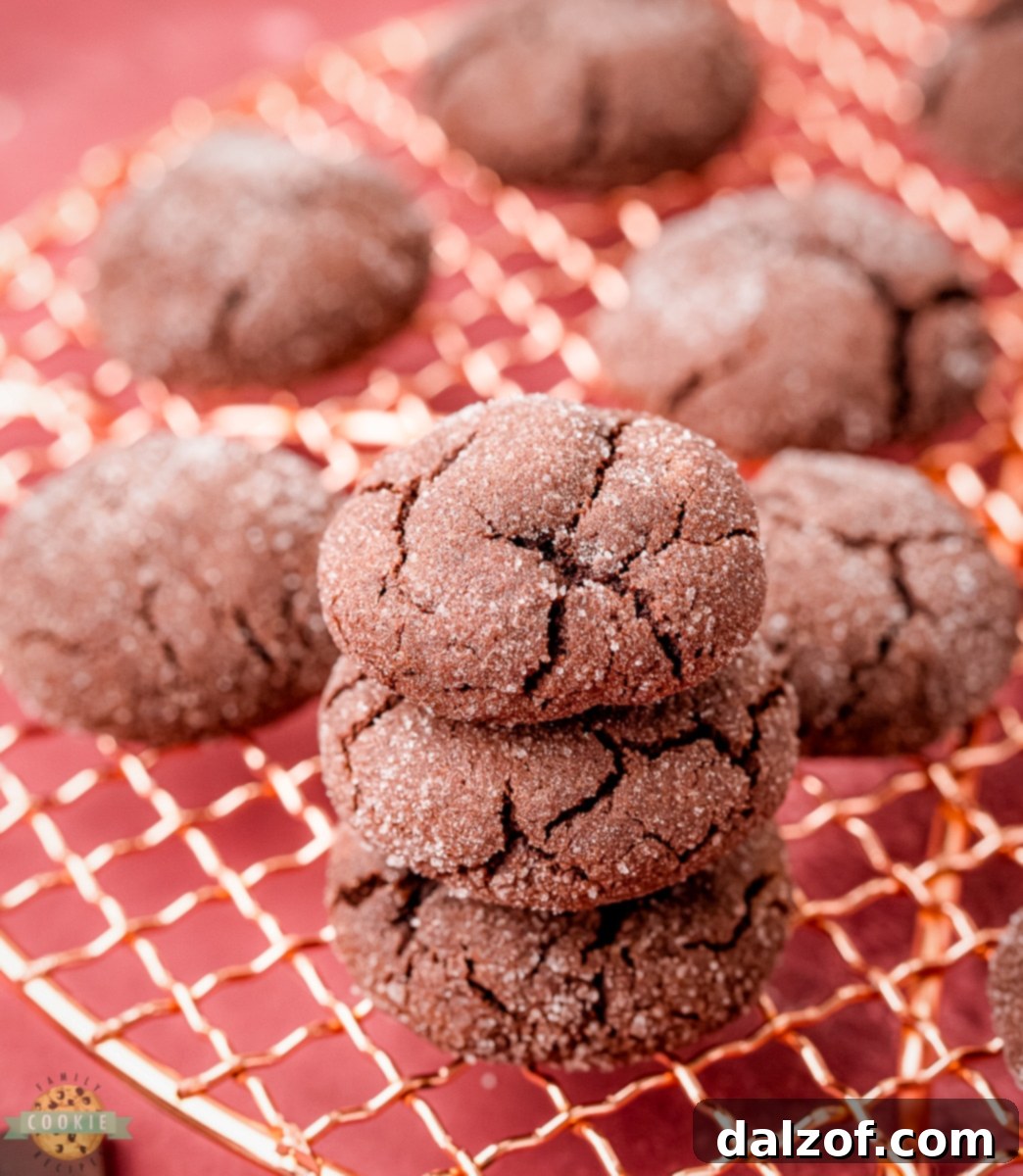 Chocolate cookie dough chilling in a bowl covered with plastic wrap