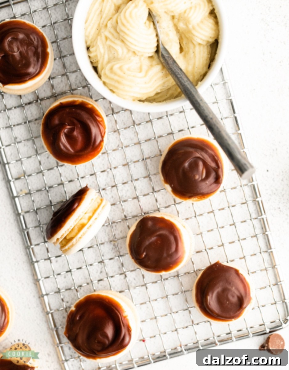 Vanilla Custard Filling for Boston Cream Pie Macarons