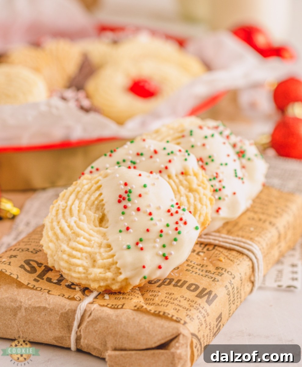 ingredients for white chocolate butter cookies preparation