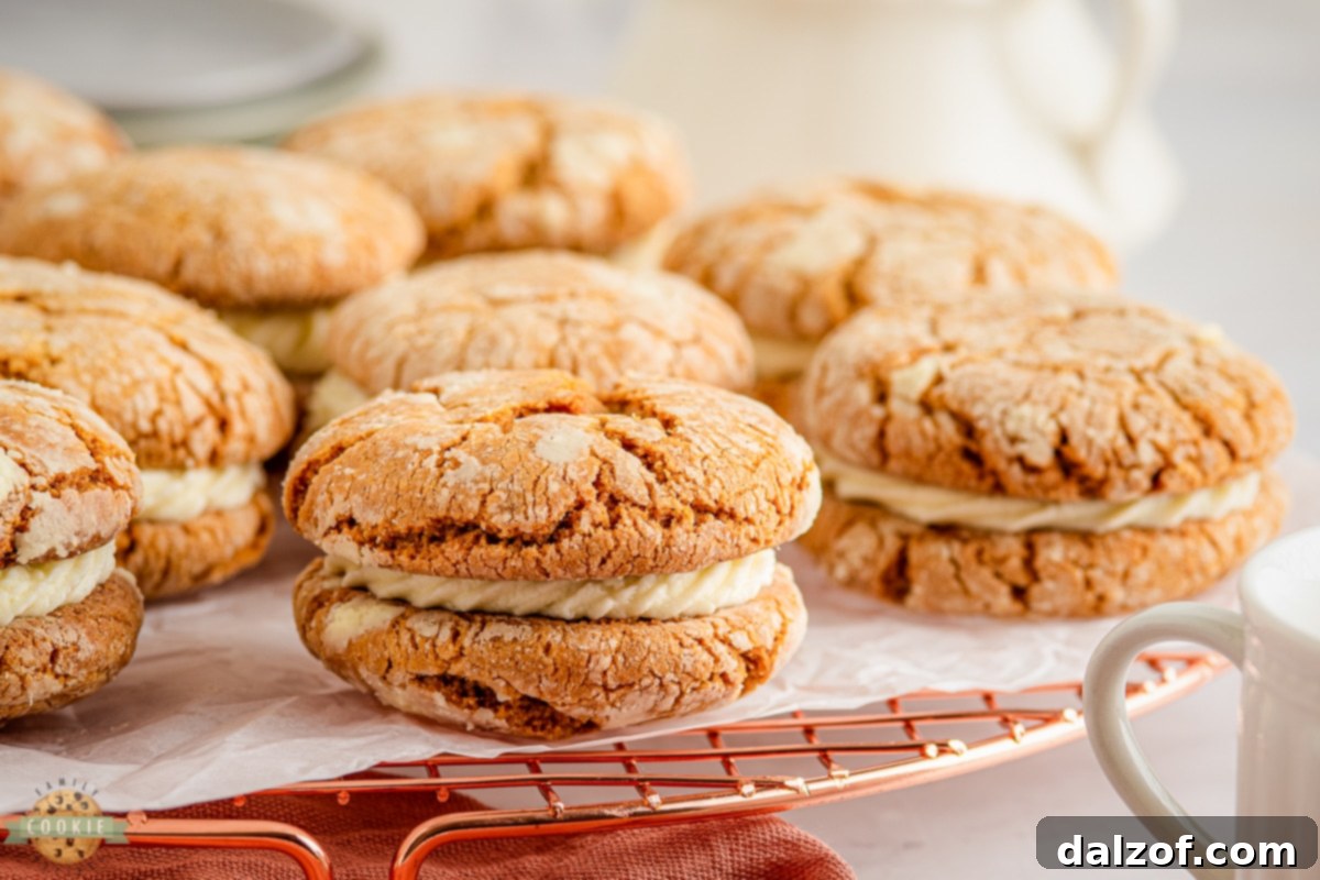 Gingerbread Sandwich Cookies