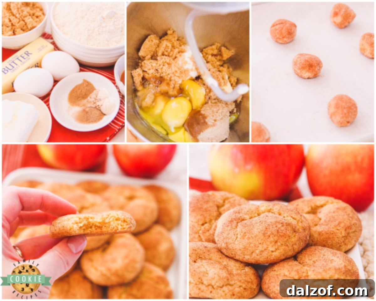 how to make Apple Cider Snickerdoodles