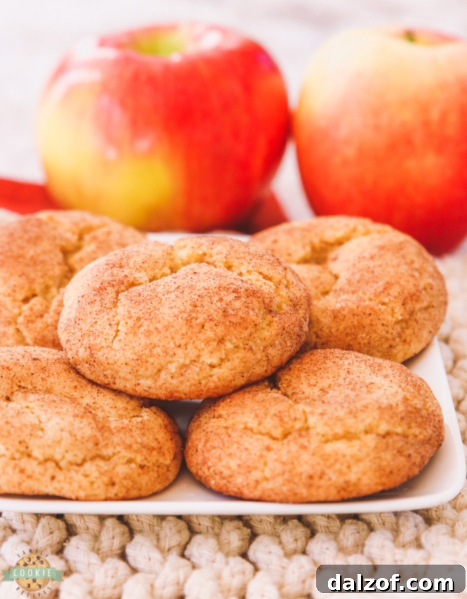 Apple cider snickerdoodle cookie dough
