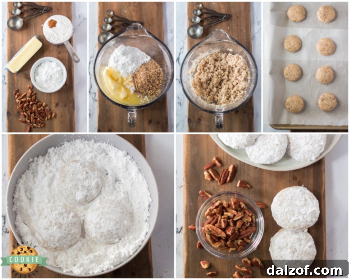 How to make Danish Wedding cookies step by step