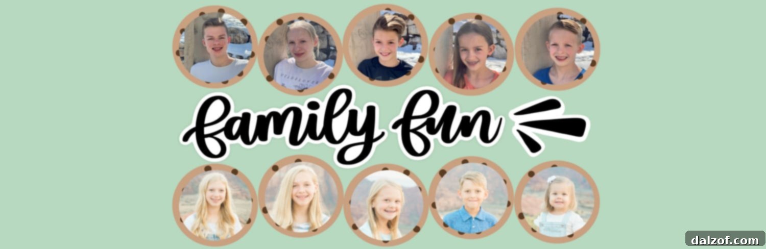 A vibrant banner depicting a family enjoying various activities, symbolizing fun and togetherness.