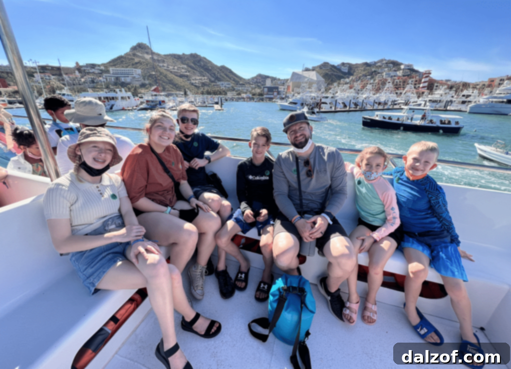 A family enjoying a vacation at a beautiful beach destination, symbolizing joy and relaxation.
