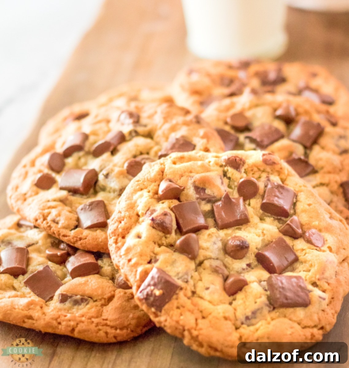 Homemade Chick-fil-A style cookies with chocolate chips and oats