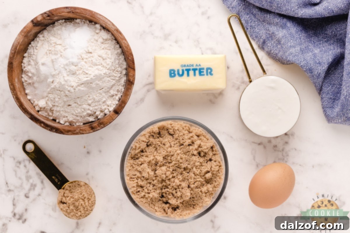 Ingredients in Frosted Brown Sugar cookies