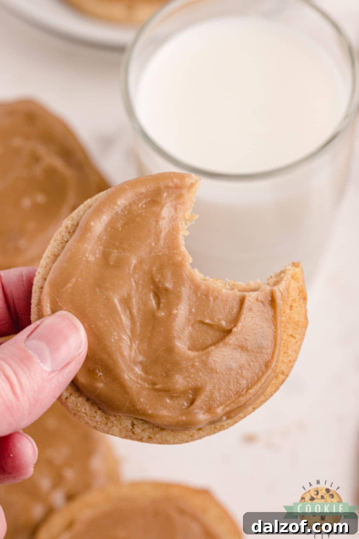 Frosted Brown Sugar Cookies are soft and chewy with a simple brown sugar frosting on top. Easy cookie recipe with a rich brown sugar flavor that is absolutely delicious! 