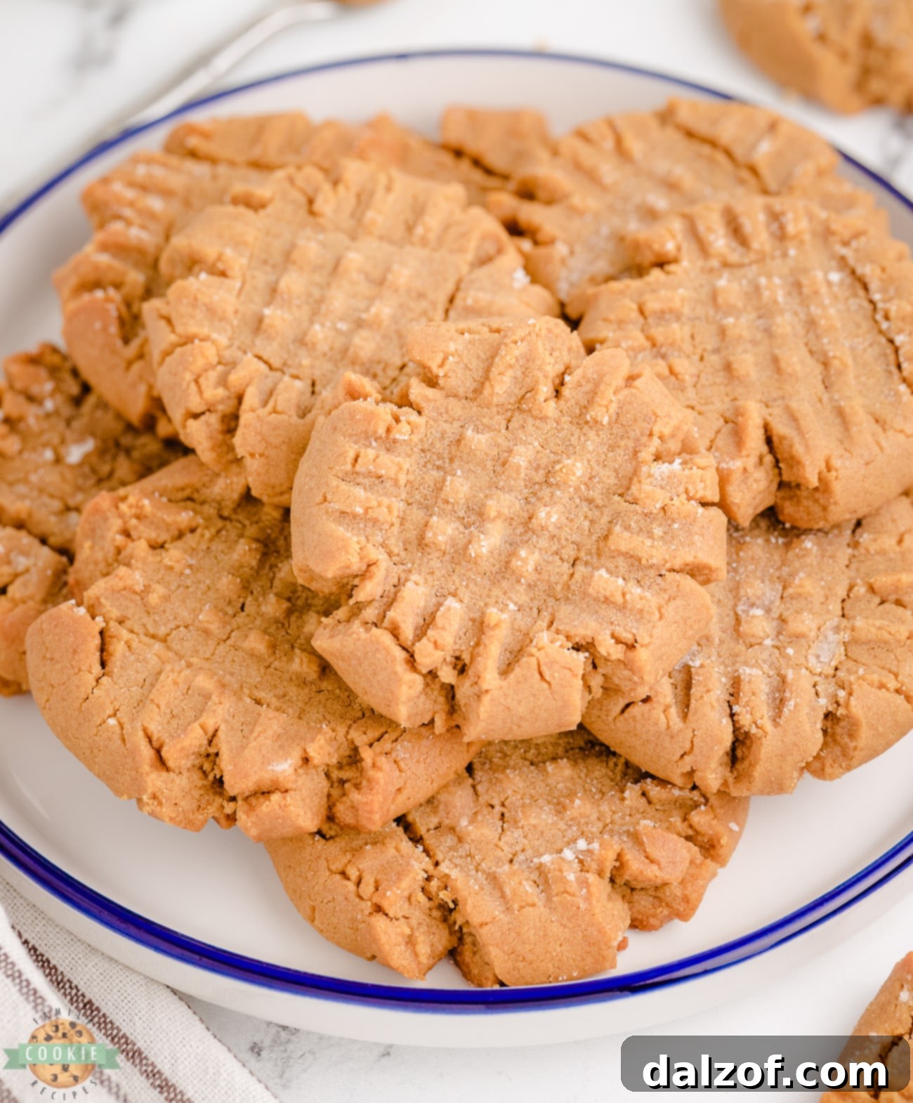 easy flourless peanut butter cookies