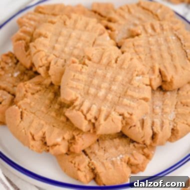 easy flourless peanut butter cookies