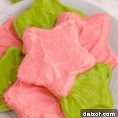 Vibrant Christmas Jello Sugar Cookies