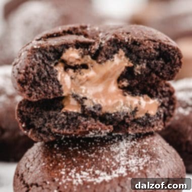 Cake Mix Rolo Cookies