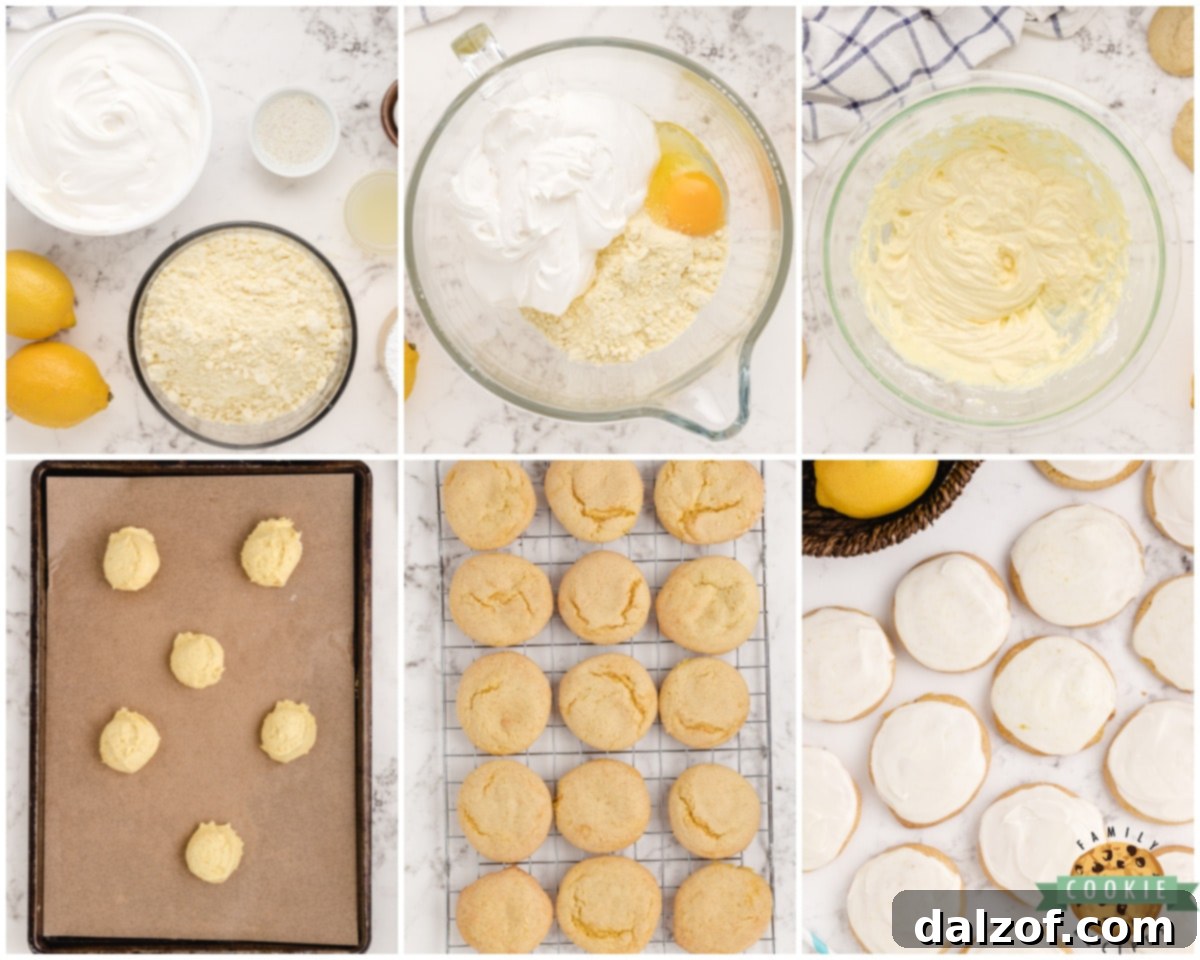 how to make lemon cool whip cookies