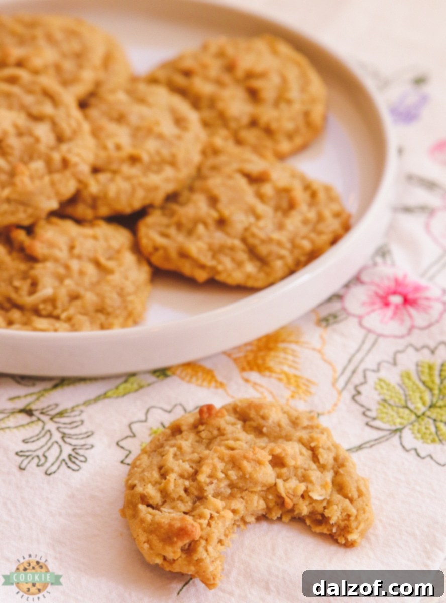 coconut oatmeal cookies