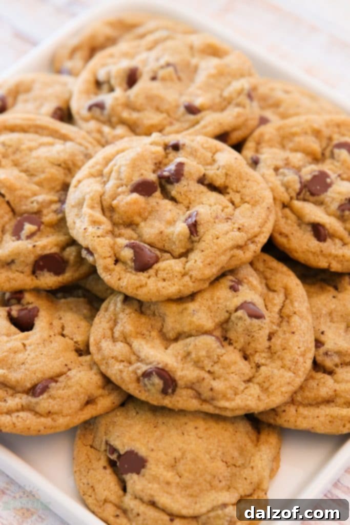 Best Brown Butter Chocolate Chip Cookies with incredible flavor.
