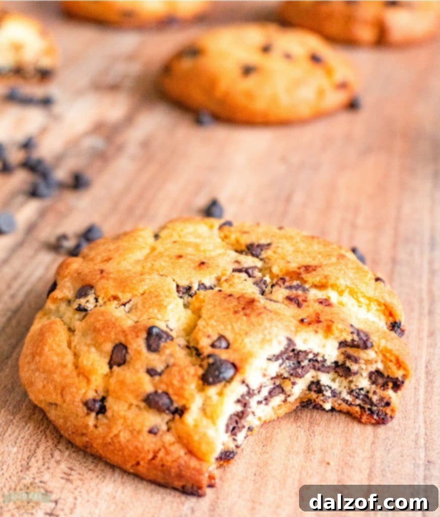 Big Soft Chocolate Chip Cookies, jumbo-sized and irresistibly chewy.