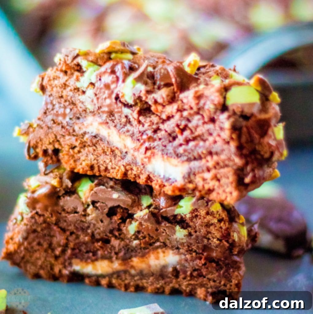 Big Fat Mint Chocolate Chip Cookies, oversized and indulgent.