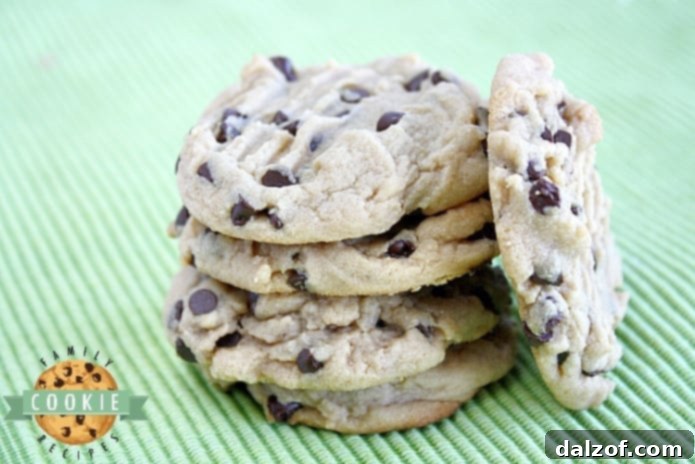 Best Chocolate Chip Peanut Butter Cookies, soft and chewy.