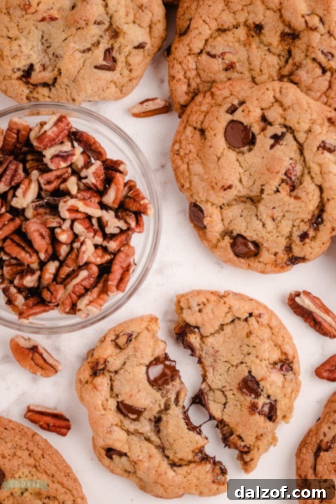 Butter Pecan Chocolate Chip Cookies, a twist on tradition.