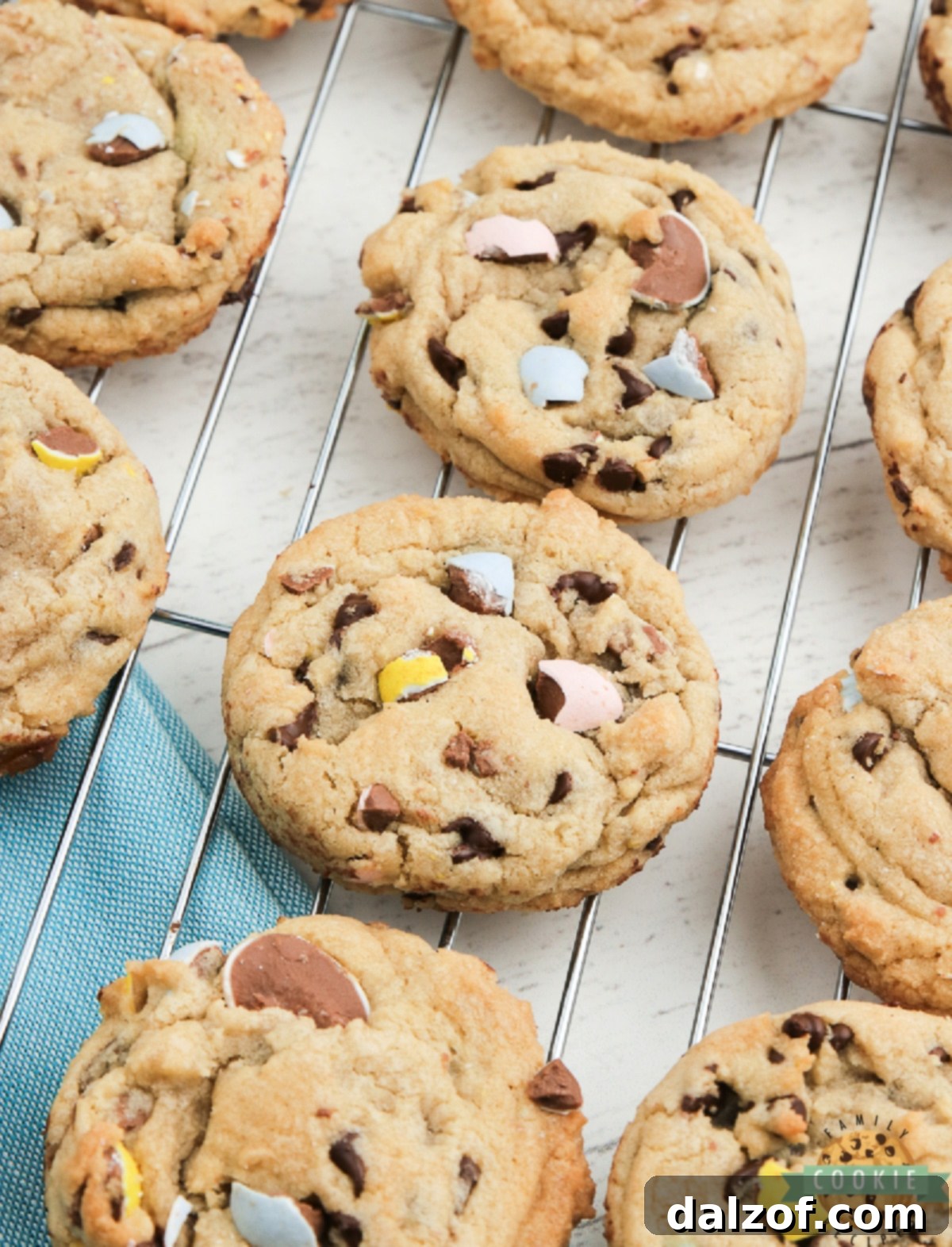 Best chocolate chip cookie recipe with Cadbury Mini Eggs