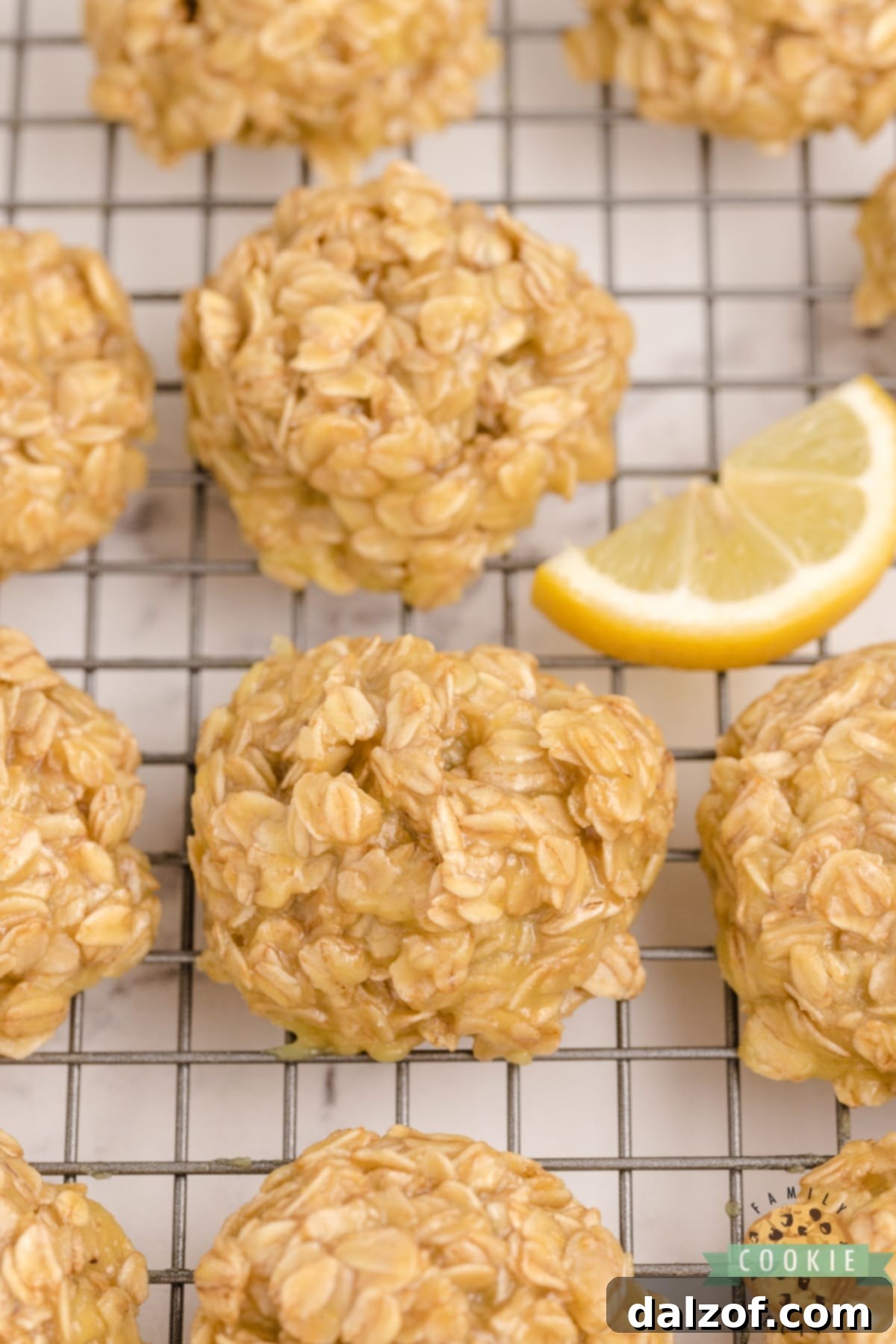 Lemon No Bake Cookies