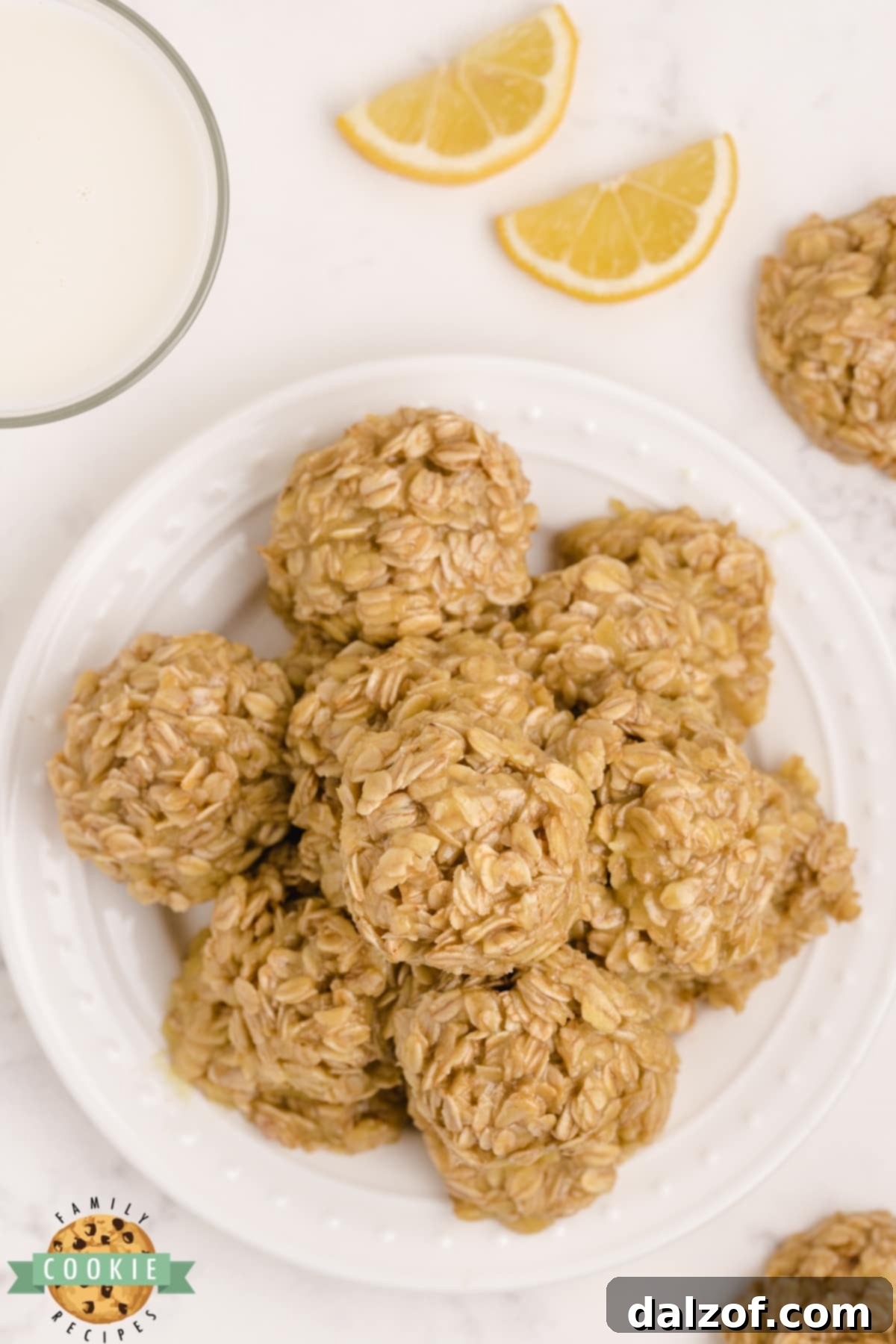 No bake lemon cookies