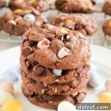 Cadbury Mini Egg Chocolate Cookies
