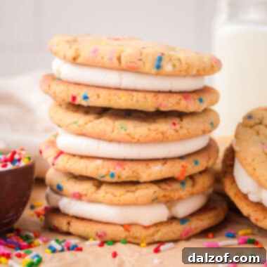 Funfetti Sandwich Cookies