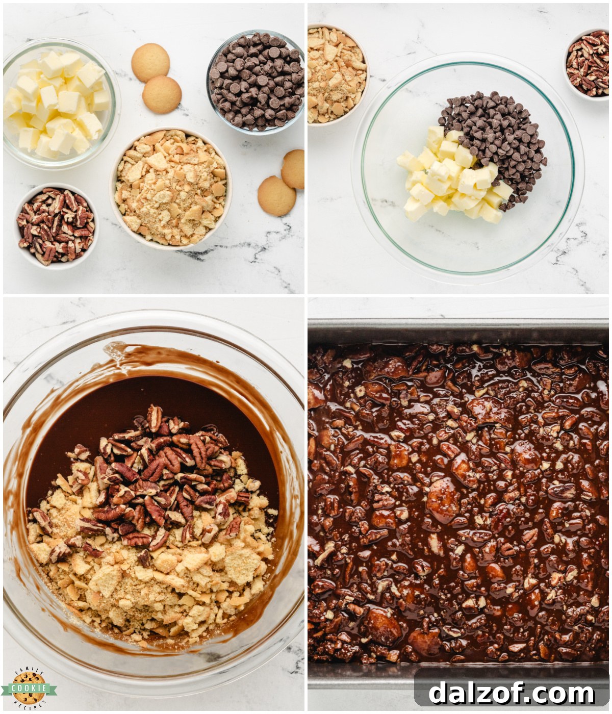 how to make no bake chocolate cookie bars