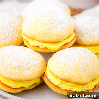 stack of banana whoopie pies