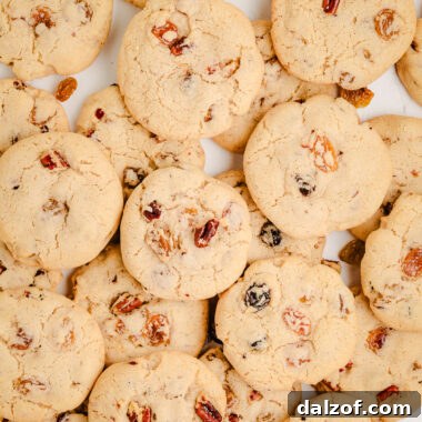 tray of Golden Raisin Cookies